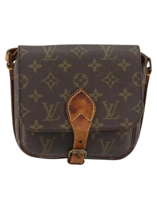 Authentic LOUIS VUITTON Monogram Cartouchiere PM Shoulder Bag M51254 LV - Picture 5 of 16